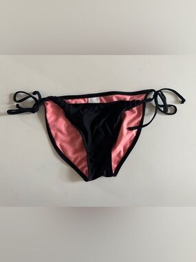 Xhilaration Black Side-Tie Bikini Bottom